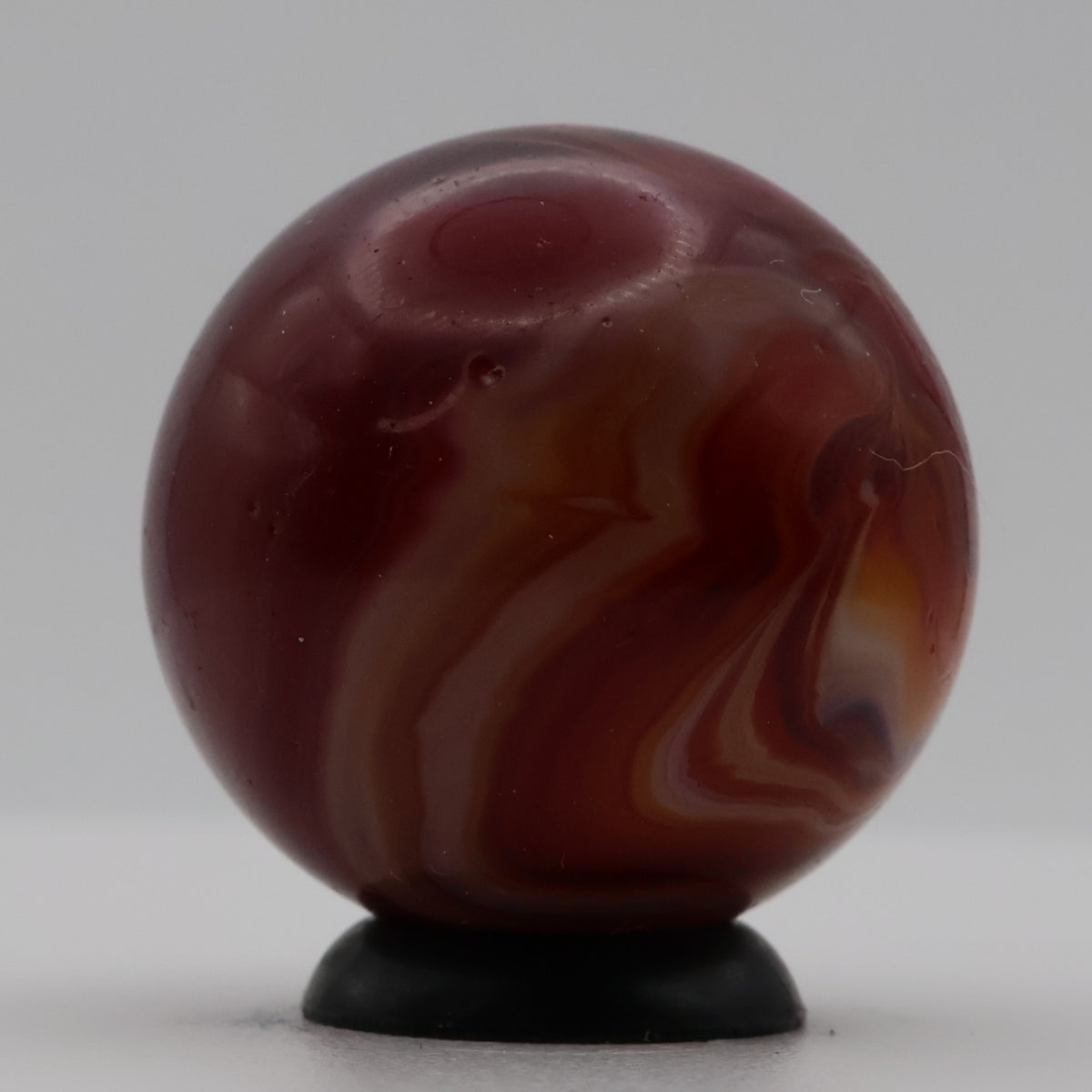 7/8" Red Slag Marble CAC NM+