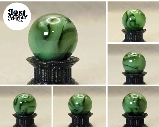 15mm Champion? CAC? Swirl Marble Green & Brown NM+ GORGEOUS