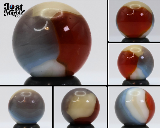 11/16" Vitro Agate Buttermilk Variant? Marble TRI-LITE NM