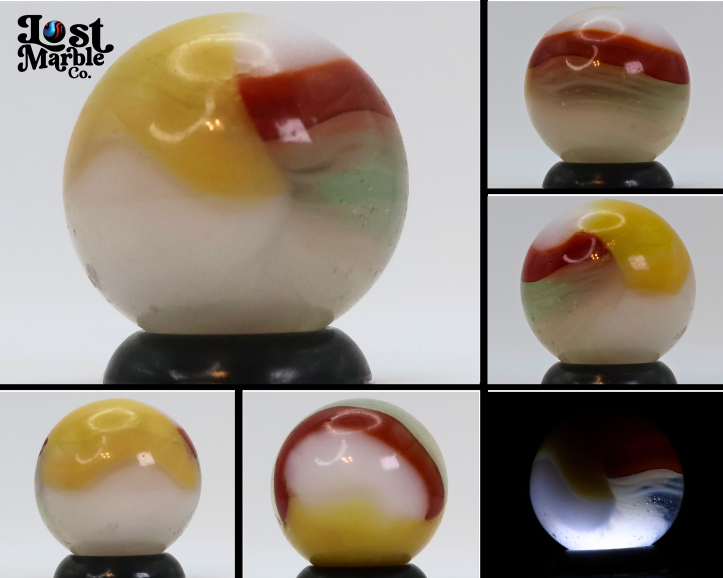 5/8" Vitro Agate Tri-Lite Marble NM-