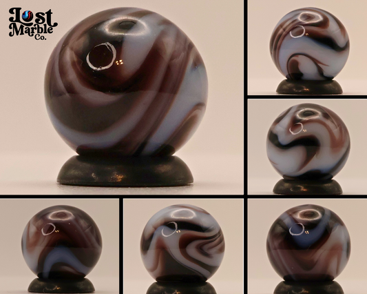 5/8" Deep Purple Slag Marble MINT