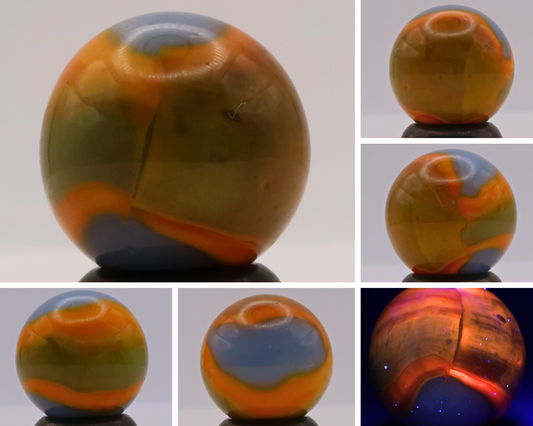 5/8" Peltier Rainbo Marble M-