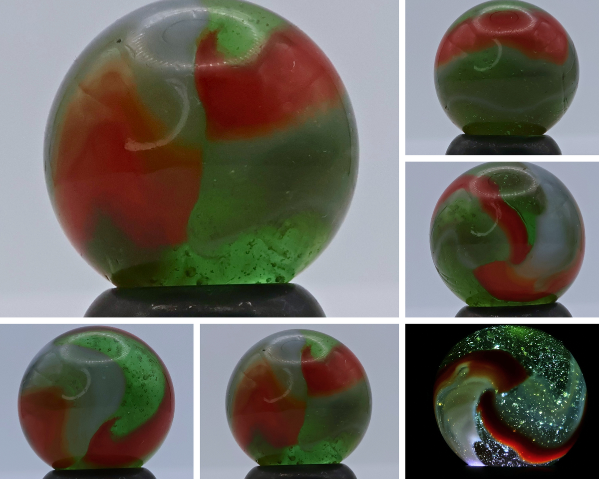 5/8" Peltier Rainbo Marble 7up M-