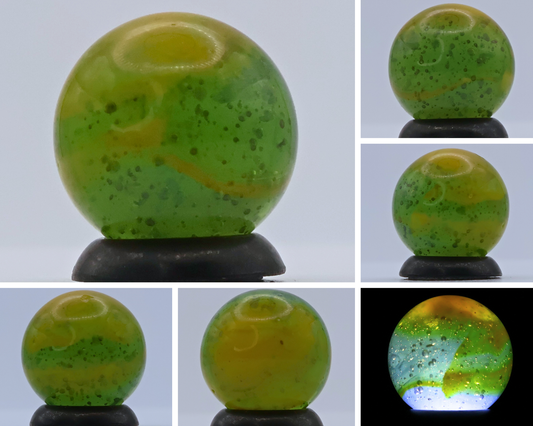 ~9/16" Peltier Rainbo Sprite Marble fizzy bubbly M-