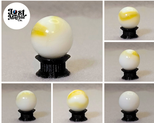 3/4" Vintage Peltier Rainbo Yellow & White NM-