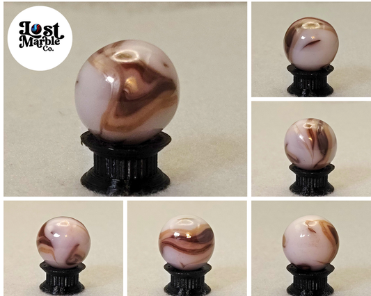 3/4" Jabo Swirl Marble - Gold/Copper Lines on the surface NM+
