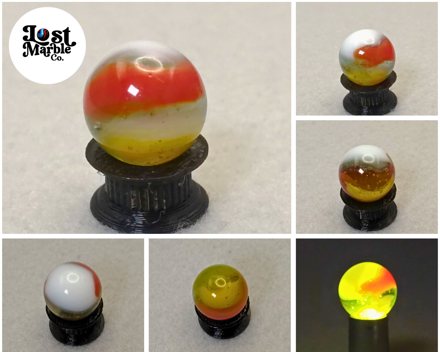 15.5mm Vitro Agate Tri-Lite Marble NM+