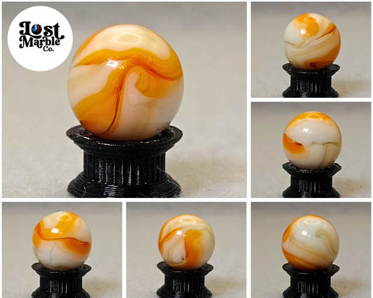 16mm Swirl Marble Orange Beautiful UV NM-
