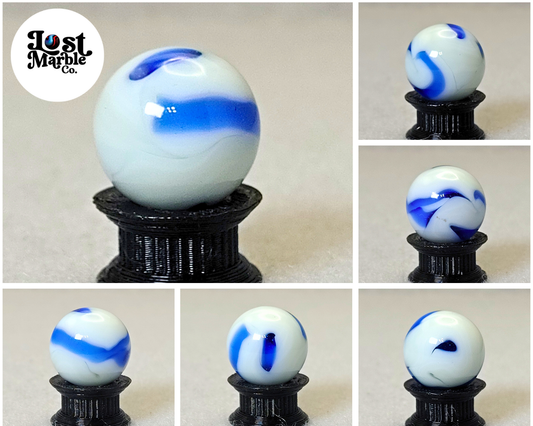 15.5mm Ravenswood Swirl Blue & White NM+