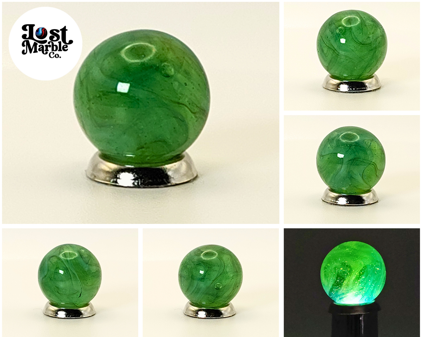 15.5mm Veiligglas Wire Pull  Marble? NM+