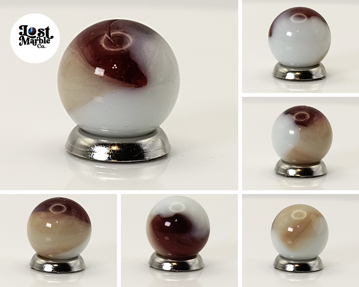 14.5mm Akro Agate Lazy Corkscrew w/small cold crease NM+