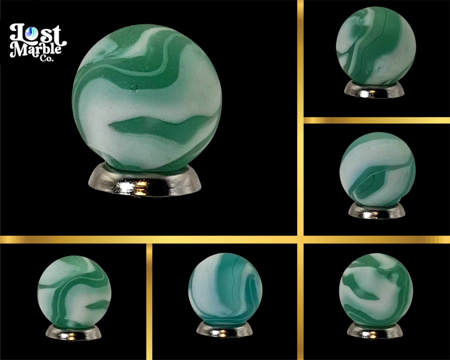 5/8" Vacor Iceberg Marble (frosted) NM+