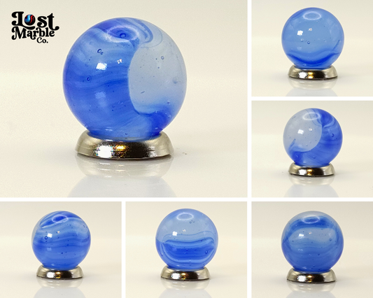 5/8" Patch Marble Translucent Blue M-