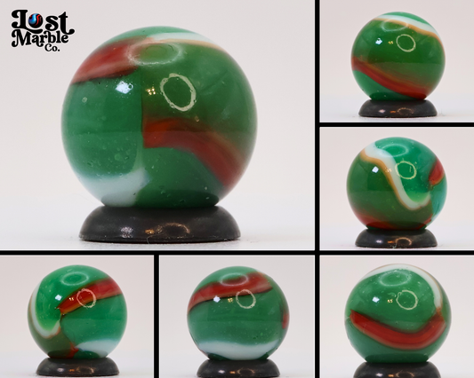 5/8" Transparent Based Peltier Rainbo Green White Red MINT