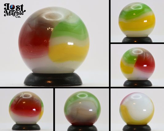 5/8" Vintage Vitro Agate 5-color marble M-