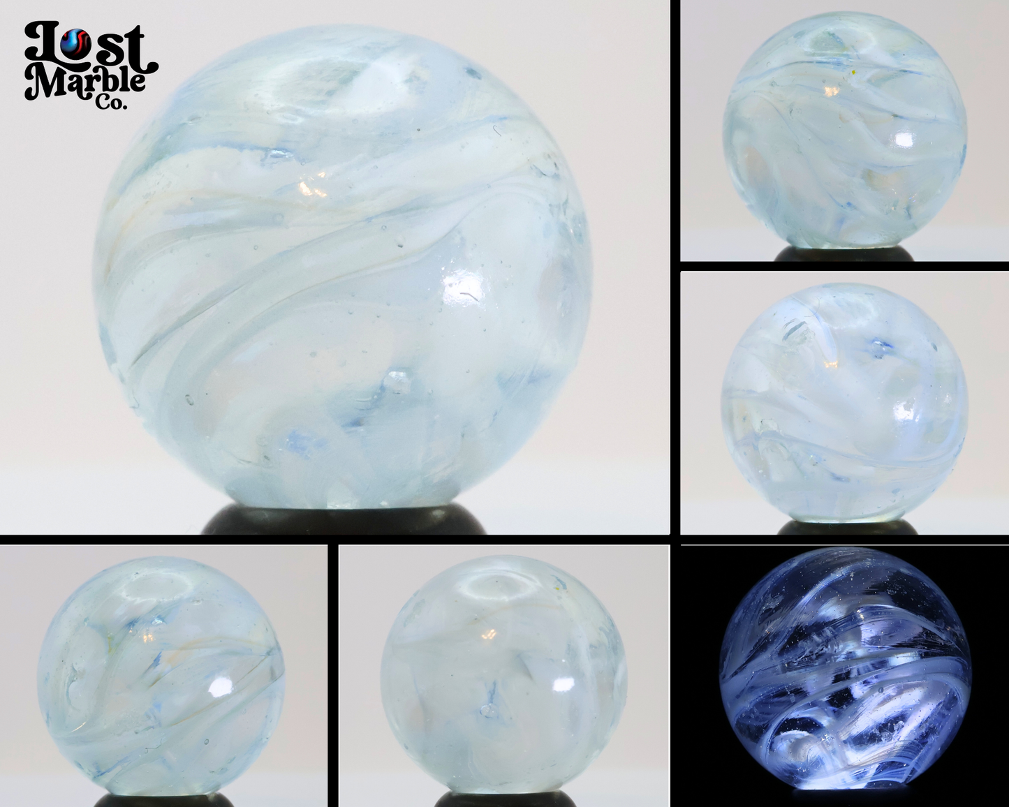 7/8" Wire Pull Great Backlit Marble Photos NM-