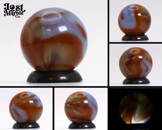 5/8" Alley Agate St Mary's Ghost Marble NM-