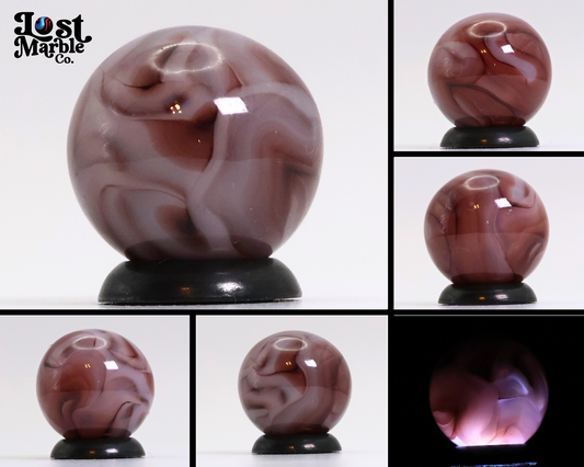 5/8" Swirl Marble Purple Translucent NM+