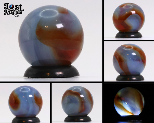5/8" Alley Agate Ghost Marble NM+
