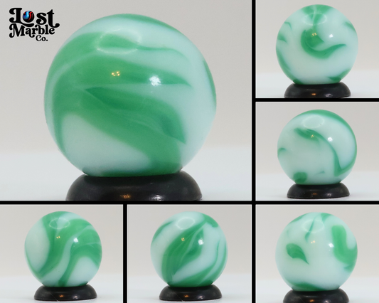 5/8" Alley Agate Swirl Marble Green M-