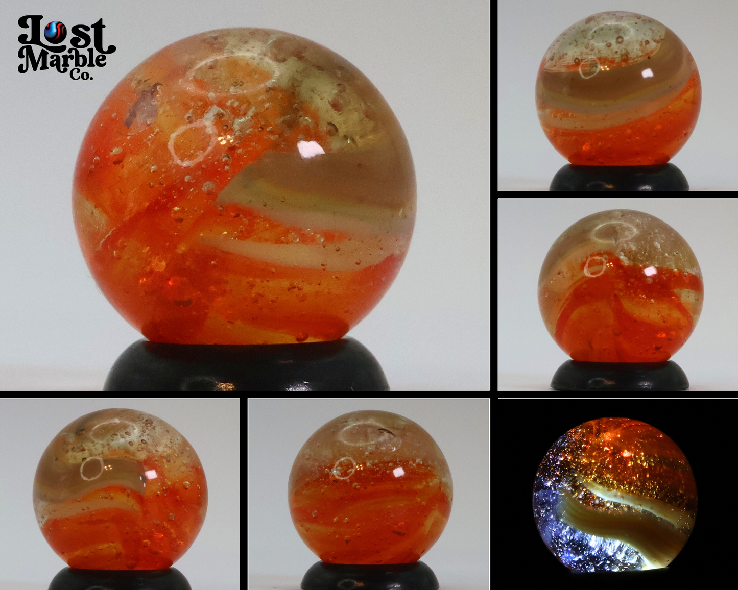 5/8" Peltier Rainbo Sunset Marble NM-