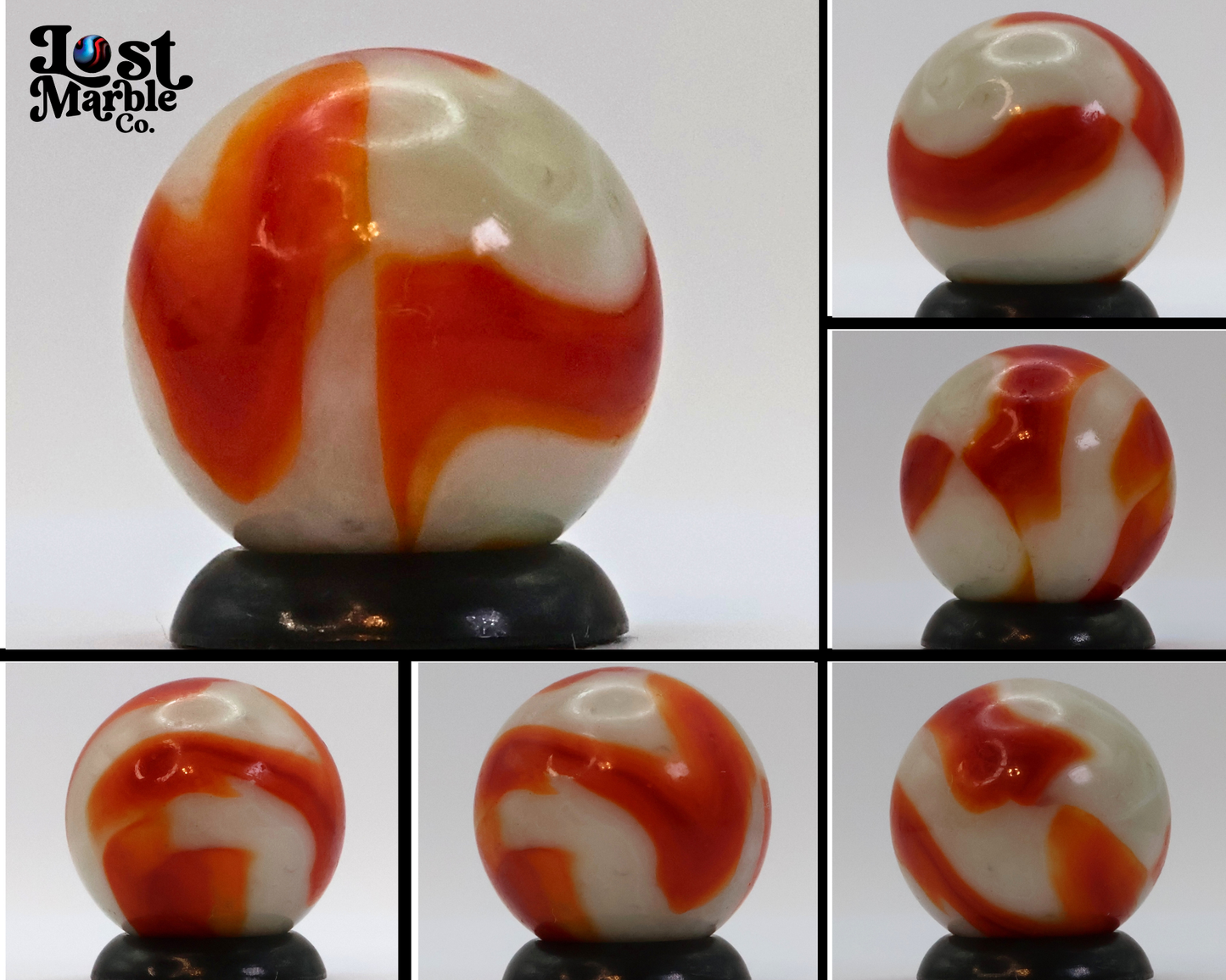 5/8" Peltier NLR Red Zebra Marble NM+