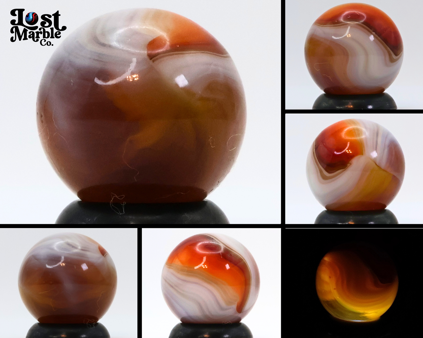5/8" Vintage Vitro Agate Translucent Superior Marble M-