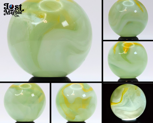 1" Vitro Agate Conqueror Phantom? Yellow MINT