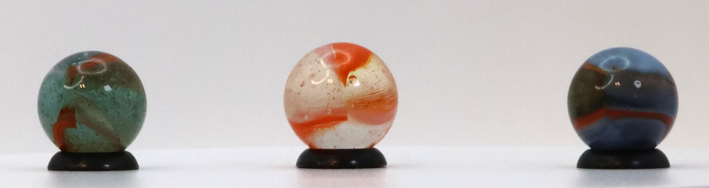 3pk Peltier Rainbo Marbles Variety NM-M