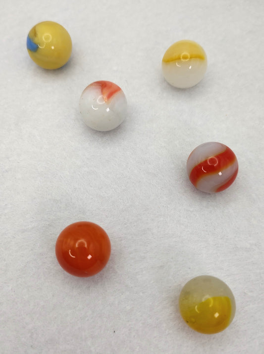6pk 5/8" Akro Agate Marble Mix NM-M