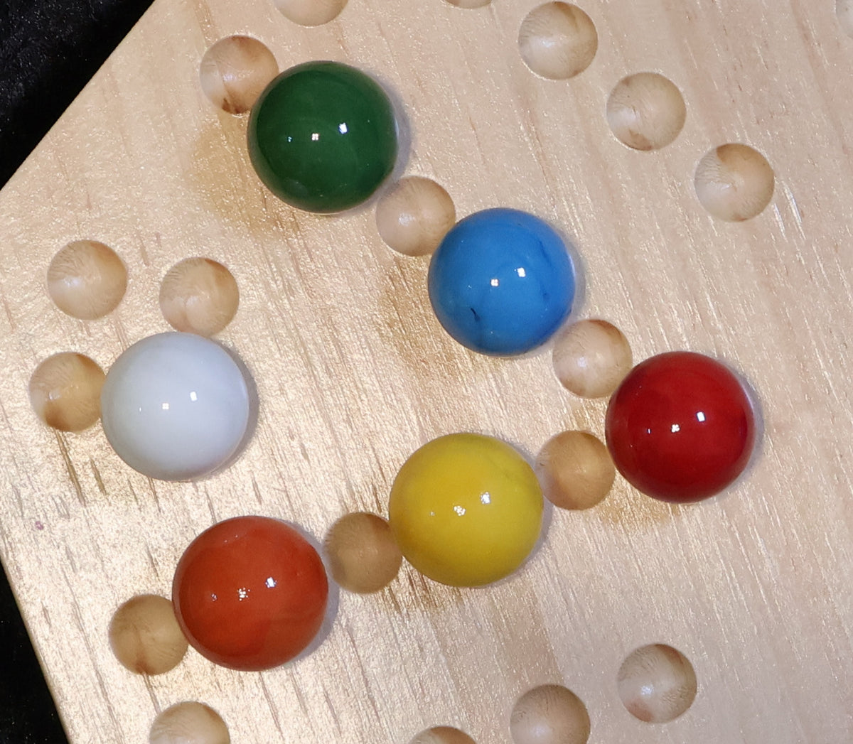 6pk 1" Vacor De Mexico "Opal" Marbles MINT