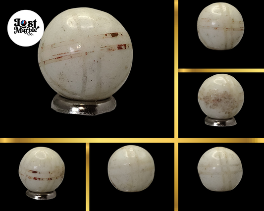 17mm Handmade China Marble Still some color GOOD condition