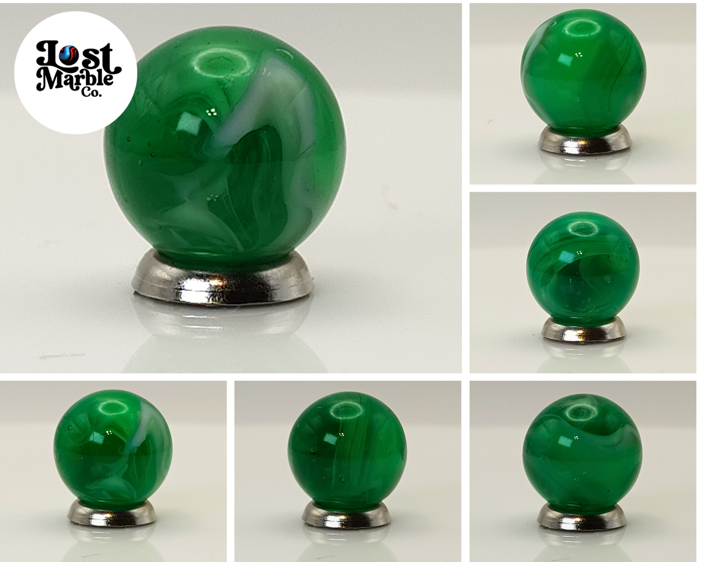 16.5mm Emerald Green Slag M-