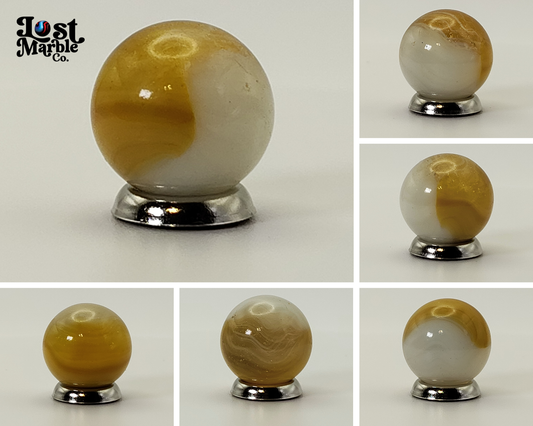 5/8" Patch Marble Orange Akro? Vitro? M-