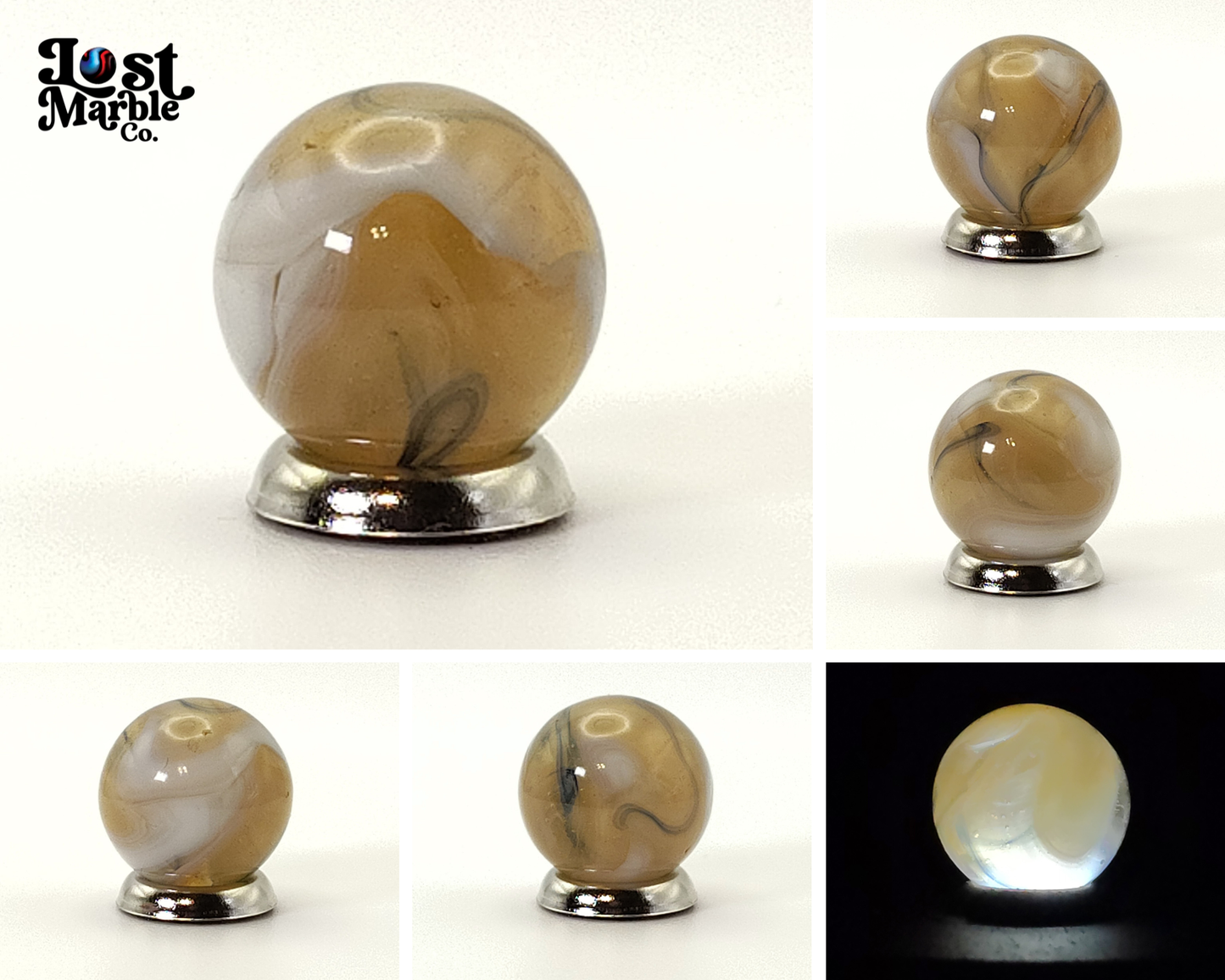 5/8" Interesting Swirl Marble (Jabo?) MINT