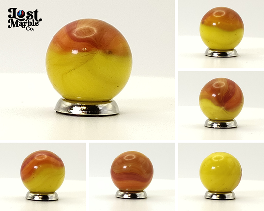 11/16" Master Marble Comet Red Yellow NM