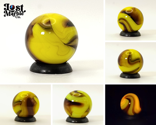 5/8" Bumblebee Marble Akro? Jabo? UV MINT