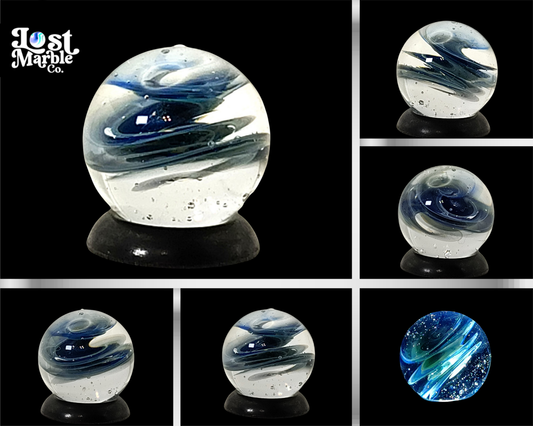 9/16" Contemporary Handmade Marble Galaxy inside MINT (borosilicate?)