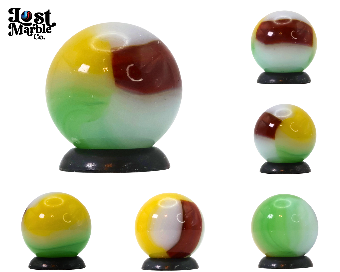 5/8" Vitro Agate Tri-Lite Marble NM