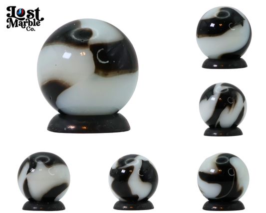 5/8" Peltier NLR Black Zebra drenched in AV great swirl pattern M-