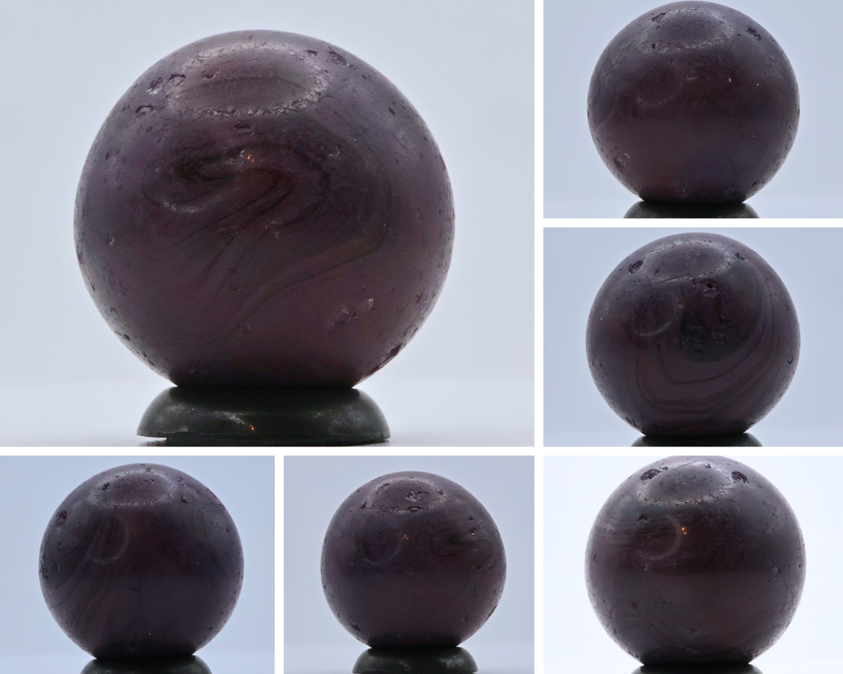3/4" MF Christensen Opaque lavender Marble Faint 9 NM