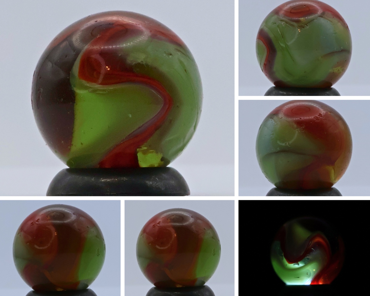 5/8" Peltier NLR Clear Dragon Marble NM