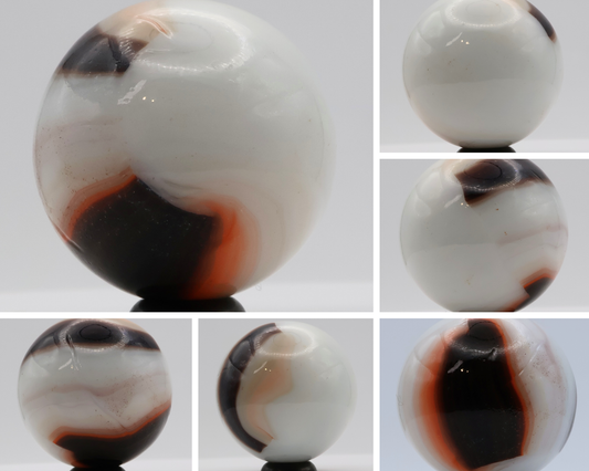 1 5/16" BIG! Akro Agate Patch Marble NM++