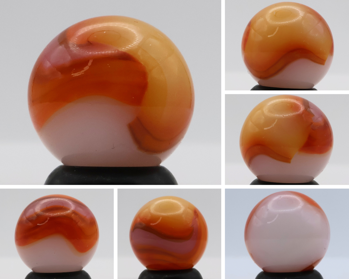 5/8" Peltier Rainbo WOODY Marble MINT
