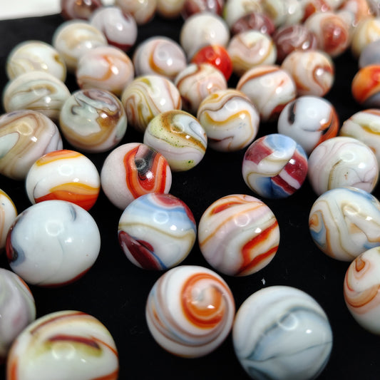 5pk random pick Dave's Appalachian Swirls D.A.S. 1st Run Marbles MINT