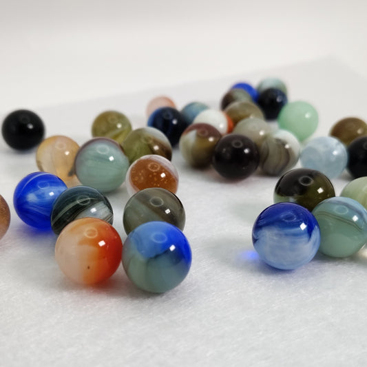 4pk Lot of Master Made Marbles - NM-M various sizes