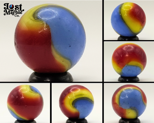 3/4" Akro Agate Superman Corkscrew NM