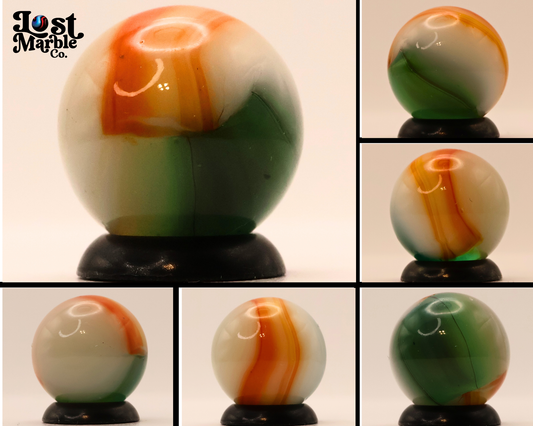 5/8" Vitro Agate Aquamarine Helmet Marble NM+