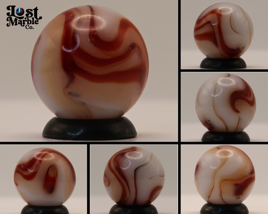 5/8" Ravenswood Red Raven Marble NM