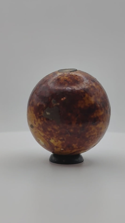 1 3/16" Vintage Glazed Bennington Marble MINT